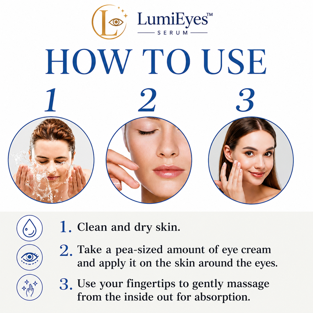 LumiEyes™ Serum held in hand