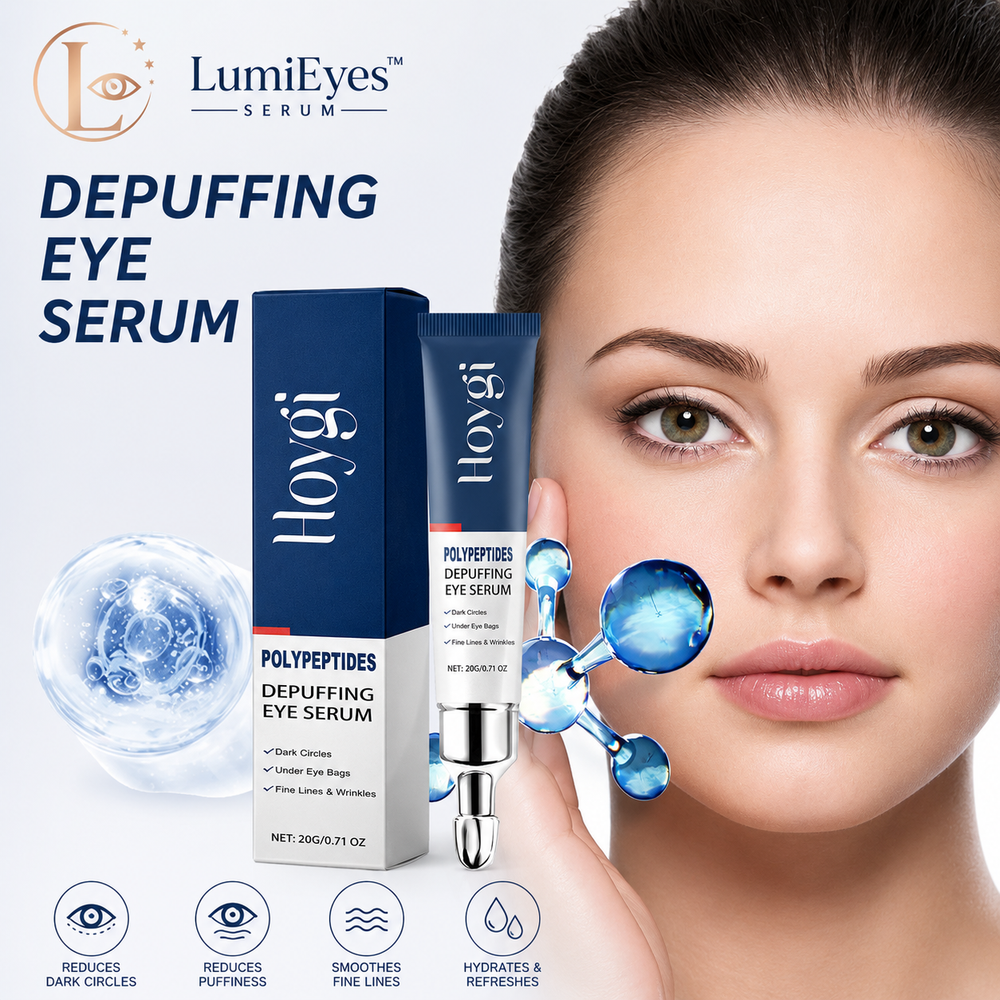 LumiEyes™ Serum being applied under the eye