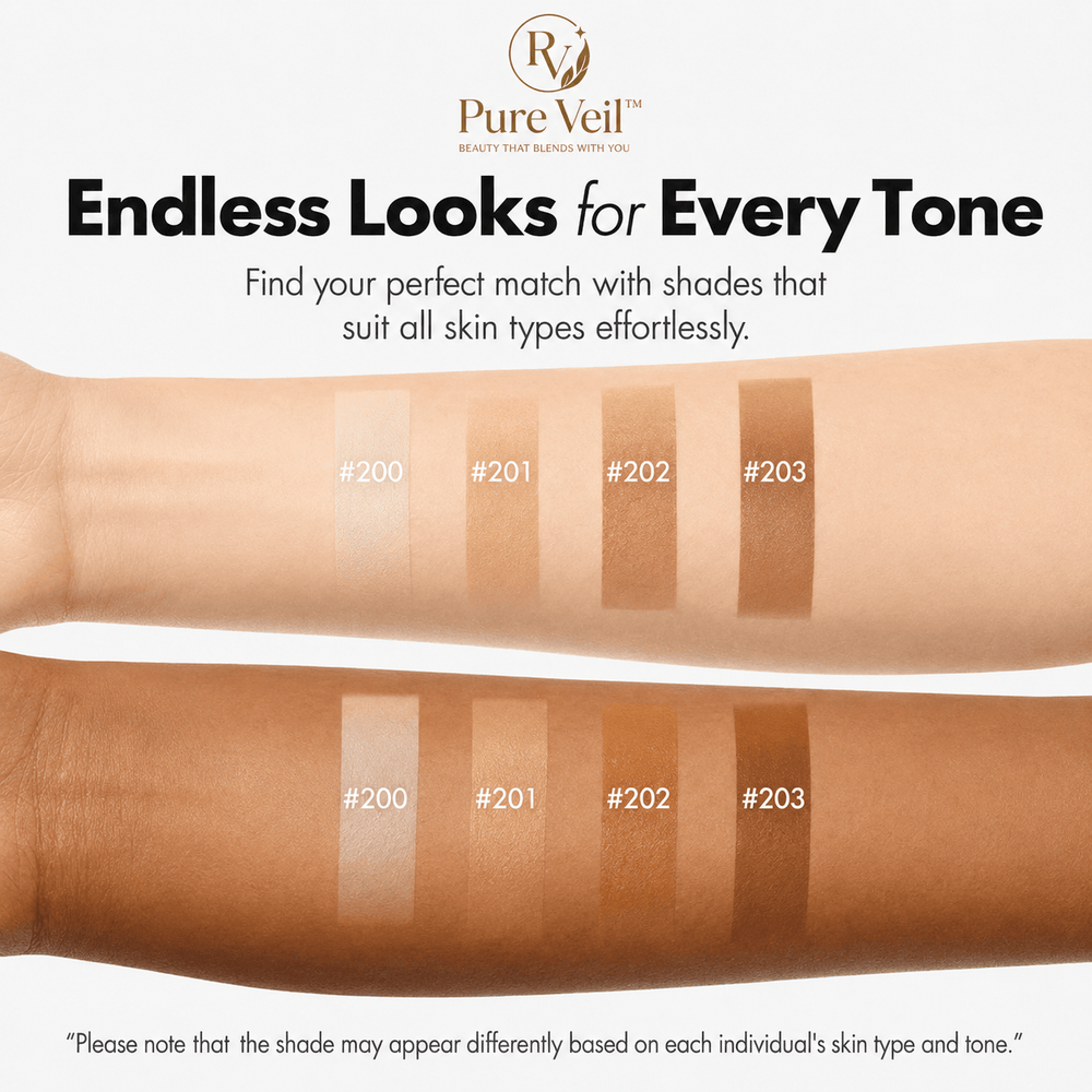 Pure Veil Cream Stick color-changing foundation with built-in brush