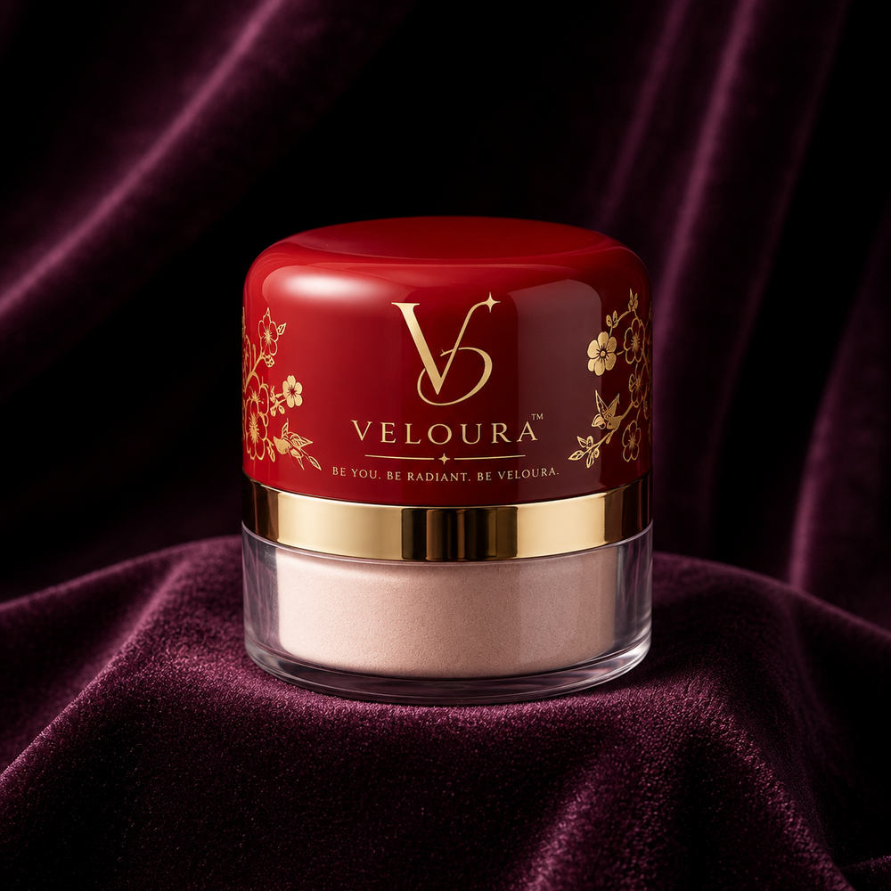 Veloura™ Powder Blush Set closed compact front view