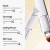 Pure Veil™ Cream Stick color-changing foundation with built-in brush