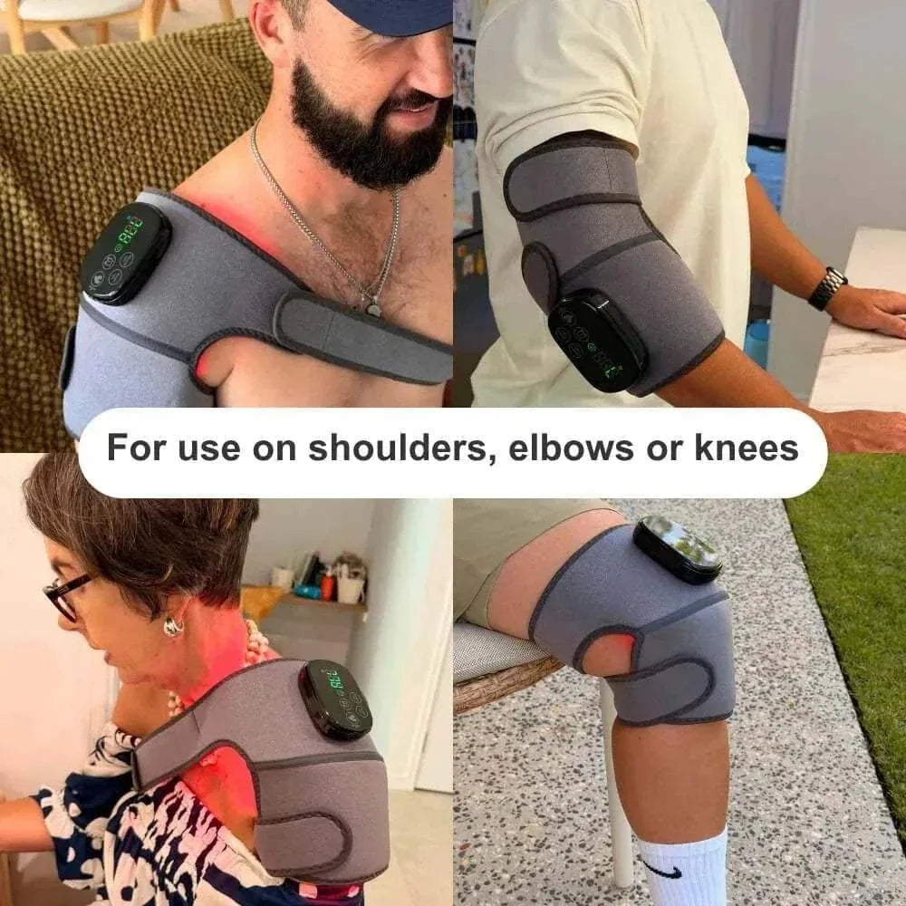 Wearable red light therapy joint wrap for targeted wellness